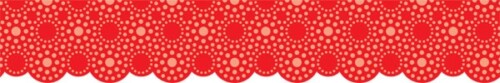 Lots of Dots Red Border