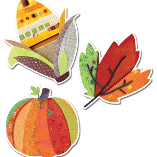 Autumn Harvest 10" Jumbo Designer Cut-Outs