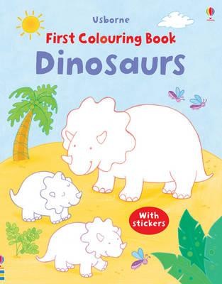 First colouring book Dinosaur