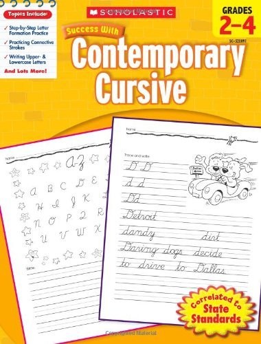 Contemporary cursive grades 2-4