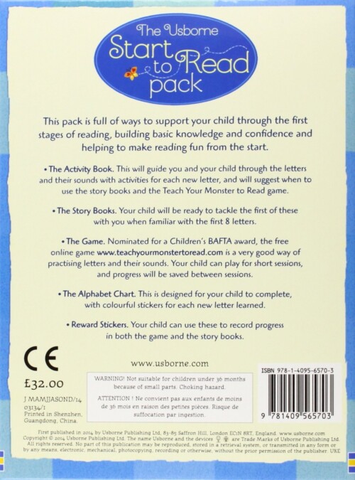 The Usborne start to read pack
