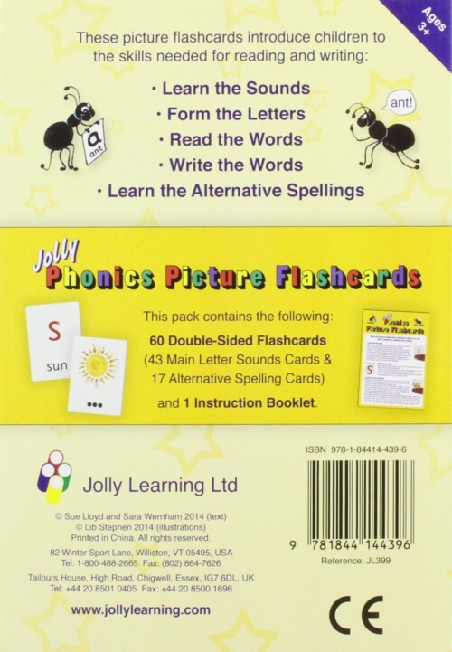 Jolly Phonics picture flashcards