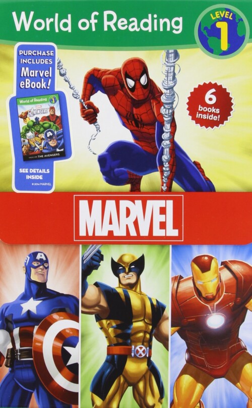 World of Reading Marvel Boxed Set: Level 1