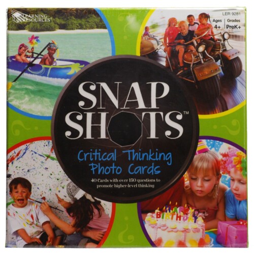 Snapshots™ Critical Thinking Photo Cards, Grades PreK–K