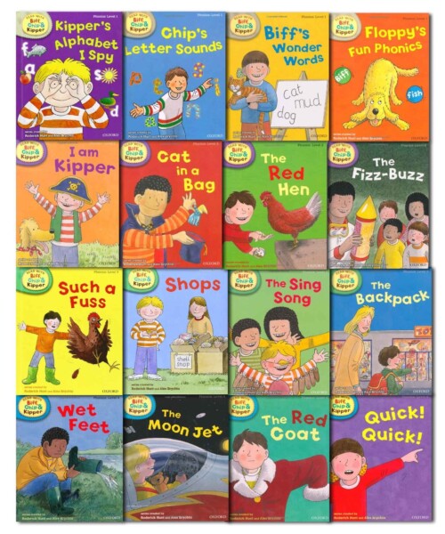 Oxford Read With Biff Chip Kipper Phonics Storybooks Collection 16 Books Set
