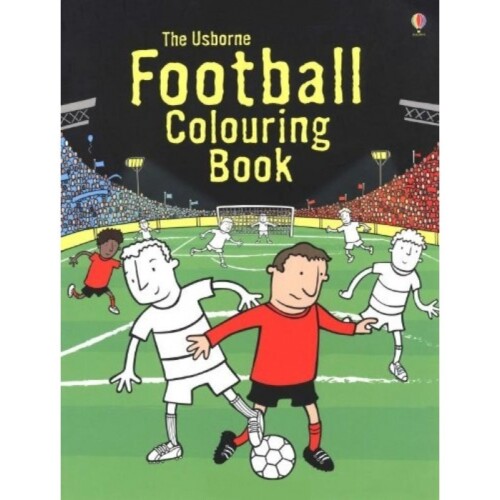 Football colouring book usborne