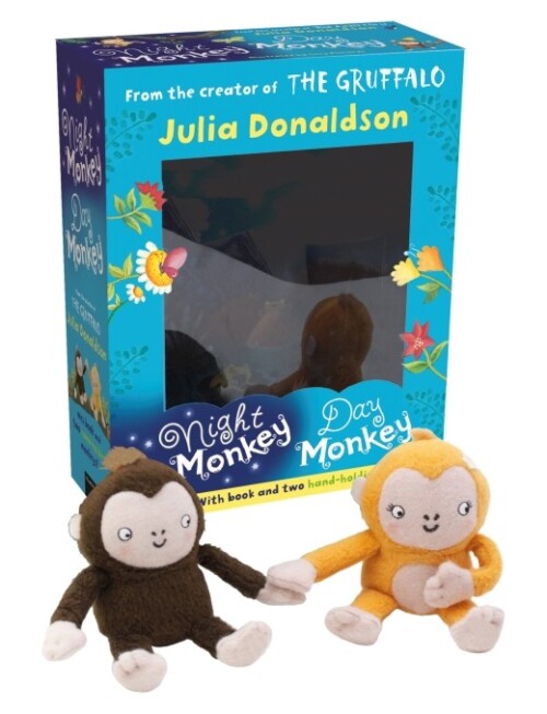 Night Monkey Day Monkey Books & Plush Set