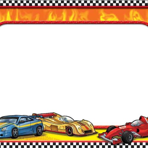 Race Cars Name Tags TCR5310