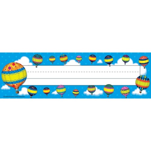 Hot Air Balloons Name Plates TCR5299