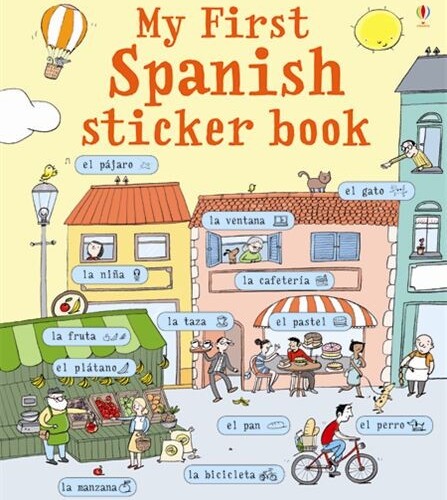 My first Spanish sticker book