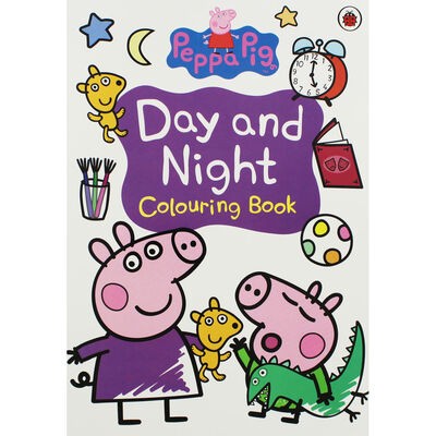 Peppa Pig Day And Night Colouring Book