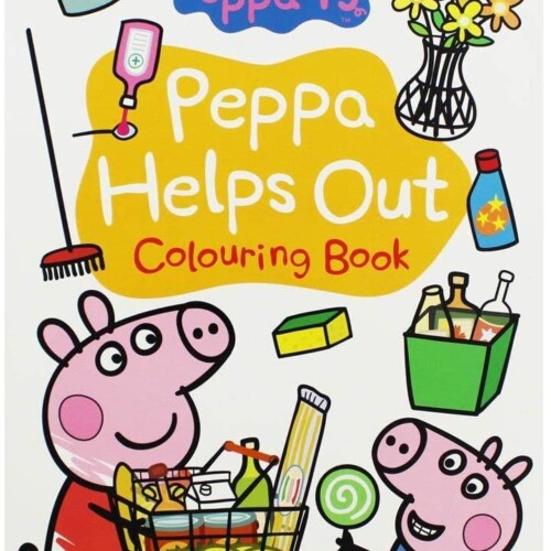 Peppa Pig Peppa Helps Out Colouring Book