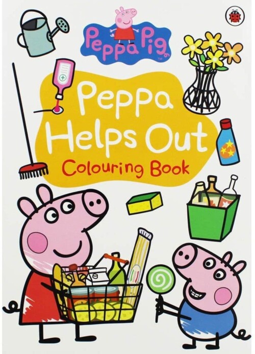 Peppa Pig Peppa Helps Out Colouring Book