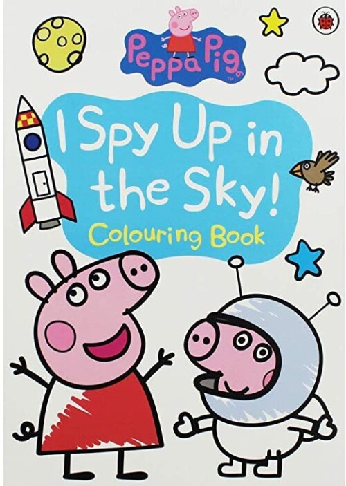 Peppa Pig I Spy Up In The Sky! Colouring Book