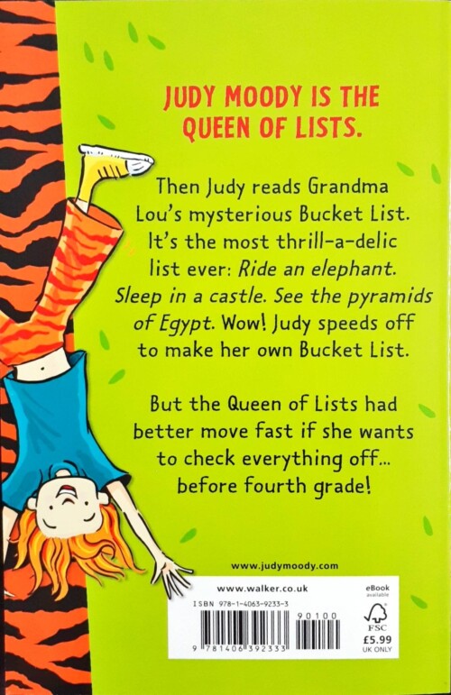 Judy Moody And The Bucket List