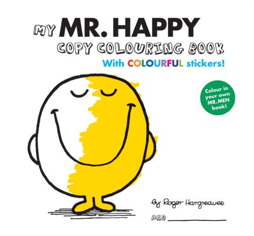 My Mr. Happy Copy Colouring Book