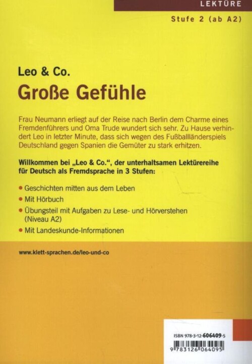 Grosse Gefühle, libro + cd (Lektüre)